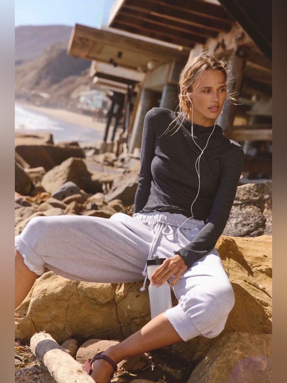 Free People Breathe Easy Layer in Black ($40)